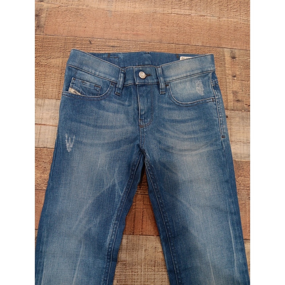 Diesel LIVY Jeans Womens‎ 24x32 Blue Stretch Made In Italy Straight  Denim 2226